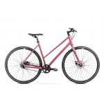Mestský bicykel ROMET MISTRAL 2 D 2024 M tmavo ružová